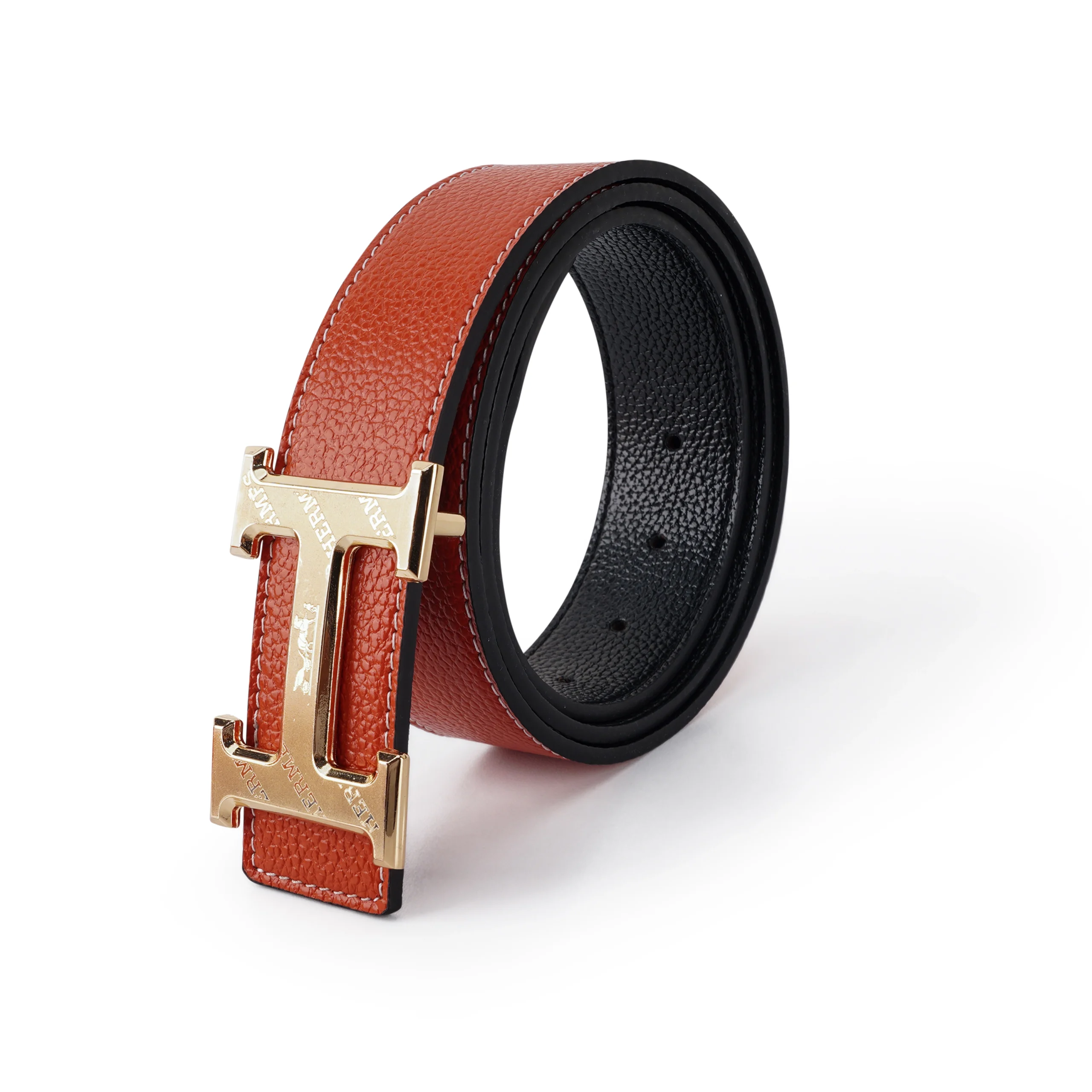 D20 Luxury Designer Reversible Leather Belt - Image 1