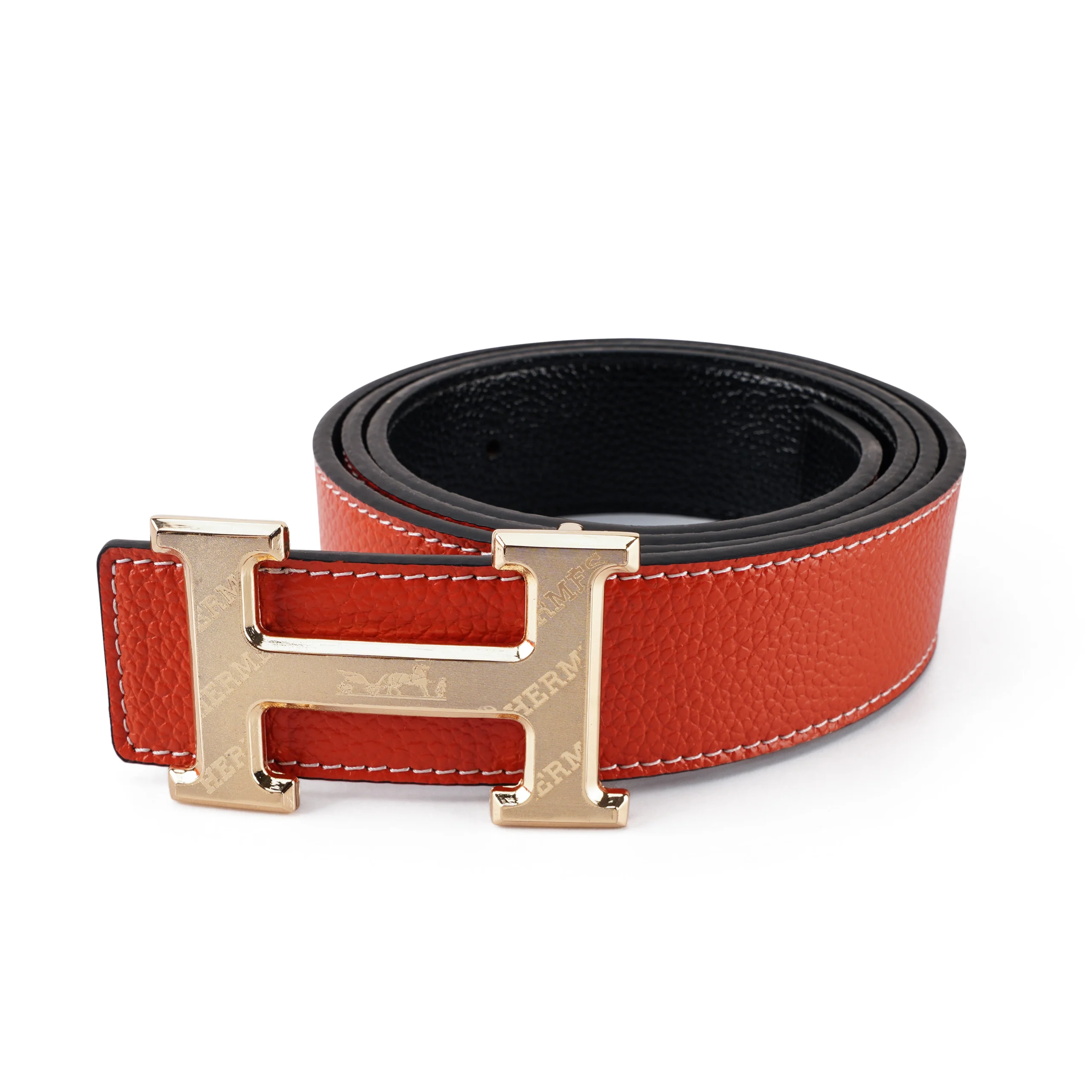 D21 Luxury Designer Reversible Leather Belt - Image 2