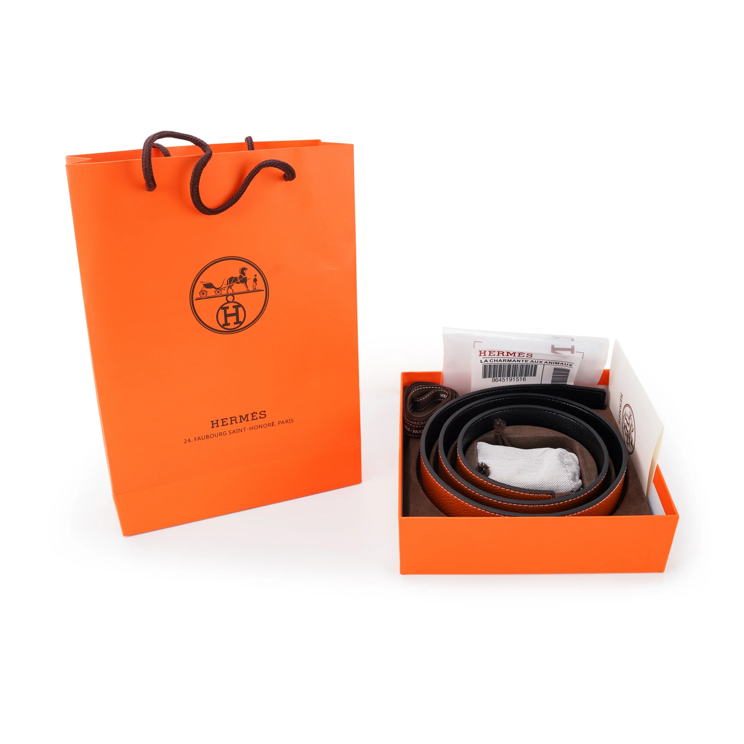 D23 Luxury Designer Reversible Leather Belt - Image 4