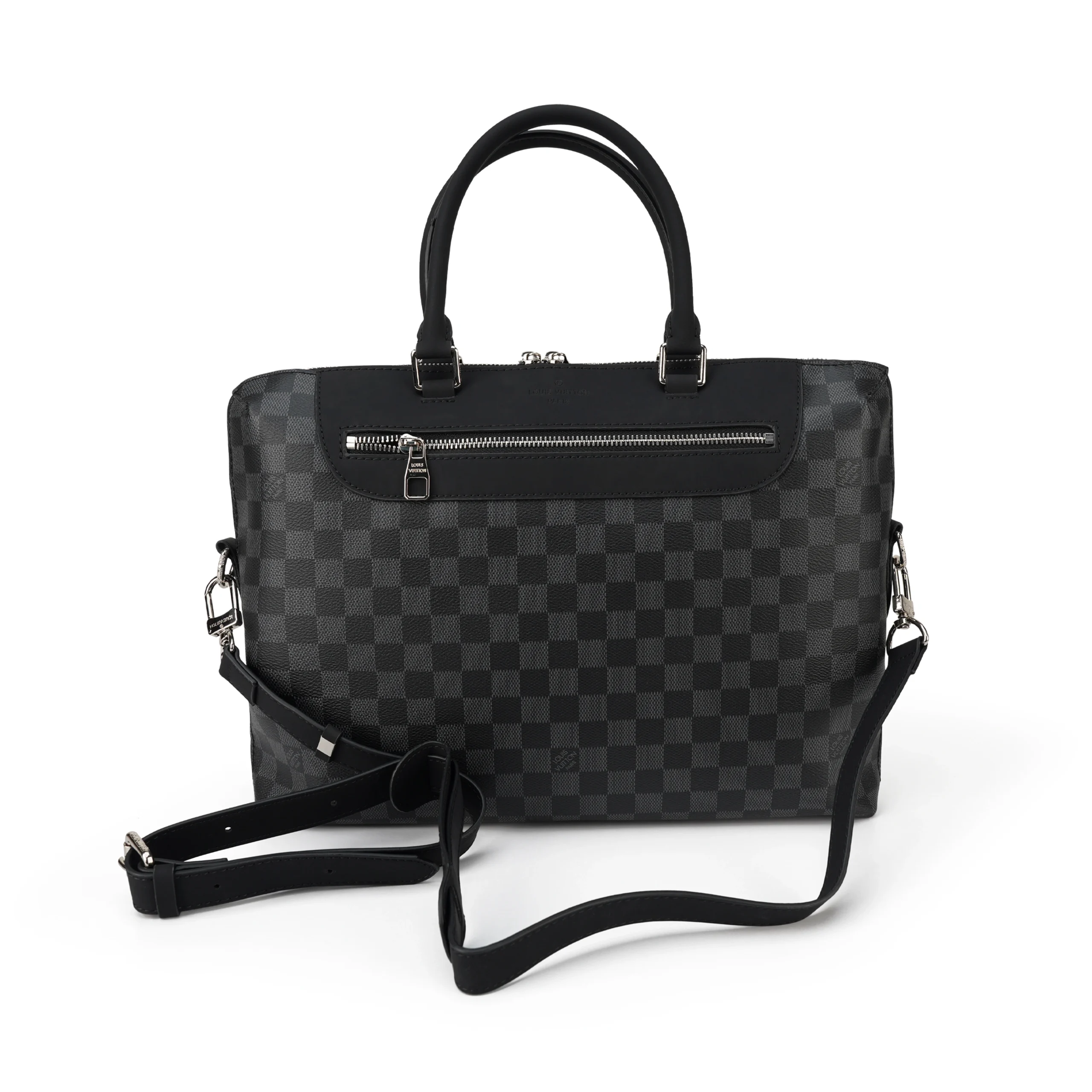 D57 Premium Checkered Business Bag – Sleek & Professional - Image 1