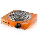 RAF Electric Coil Stove - Single Burner Portable Hot Plate (Orange) - Image 3