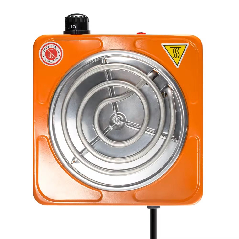 IMG_3057 RAF Electric Coil Stove - Single Burner Portable Hot Plate (Orange) - Image 4