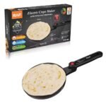 RAF Electric Crepe Maker - 650W Non-Stick Pancake & Roti Maker (Red) - Image 3