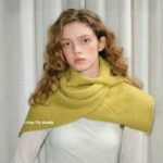 Buttoned Knit Winter Neck Scarf - Soft Woolen Warm Collar Shawl - Image 2
