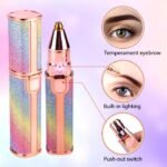 2 in 1 Flawless Eyebrow Hair Remover Stylish & Fashionable Rechargeable Facial Hair Trimmer for Women Painless - ছবি 4
