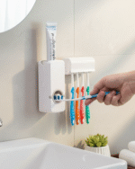 🔹 Automatic Toothpaste Squeezer with Toothbrush Holder 🏷️ SEO Title Automatic Toothpaste Squeezer with Toothbrush Holder – Easy & Hygienic Bathroom Organizer | Remel Solution