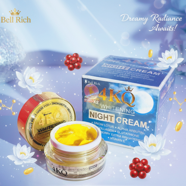 🔹 4KQ Whitening Night Cream 🏷️ SEO Title 4KQ Whitening Night Cream – Brightening & Repairing Night Skincare | Remel Solution