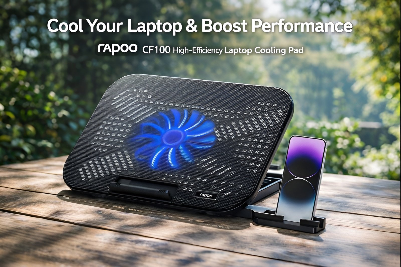 DDFF10665SSGG đš Rapoo CF100 Black Cooling Pad đˇī¸ SEO Title Rapoo CF100 Black Cooling Pad â USB Laptop Cooler with Dual Fans | Remel Solution - āĻāĻŦāĻŋ 1