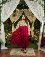 Unique Two Piece Gown