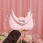 🔹 Pink Ladies Bowknot Bag - ছবি 4